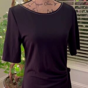 White House Black Market Black Midi Dress